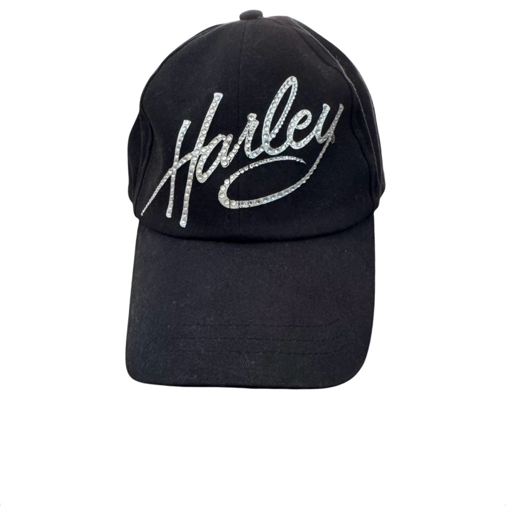 Harley Davidson Black Cap with Sparkle